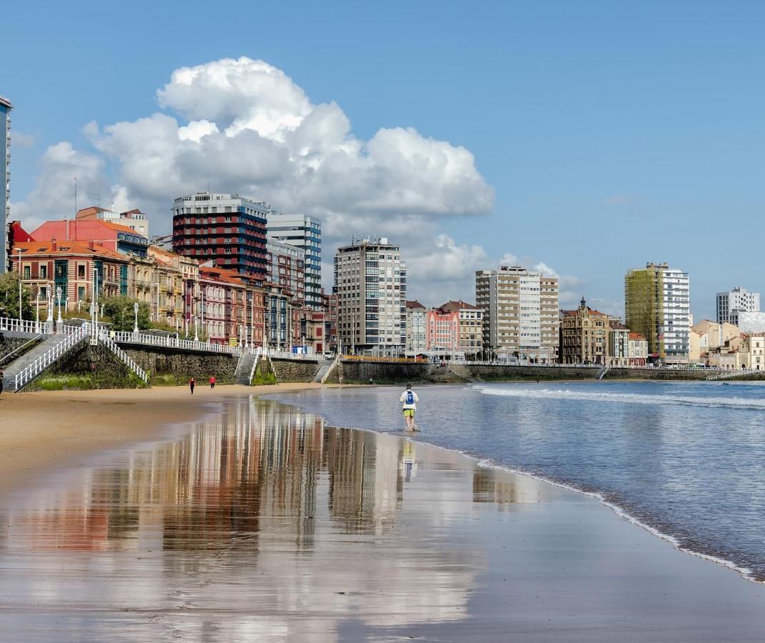 El Primero De Steven - Pegado A Playa De San Lorenzo - Vut-2243-As Gijon Luaran gambar